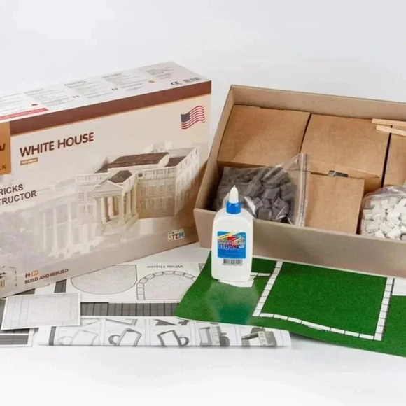 NEW White House Mini Brick Building STEM Construction Set * Made in Ukraine - Picture 6 of 8